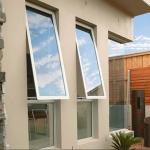 Soundproof Top Hung Open Aluminium Windows with Wind Pressure Resistance Level 9