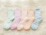 Indoor Warm Women's Novelty Socks / Womens Fluffy Socks Polyester Material