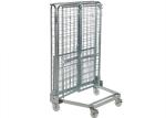 1000kg Capacity Roll Cage Trolley 4 Caster Corrosion Protection High Strength