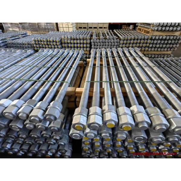 IMG_20240528_154720 ASTM F1554 Grade 105 Studs Hot Dip Galvanized Structural Bolt