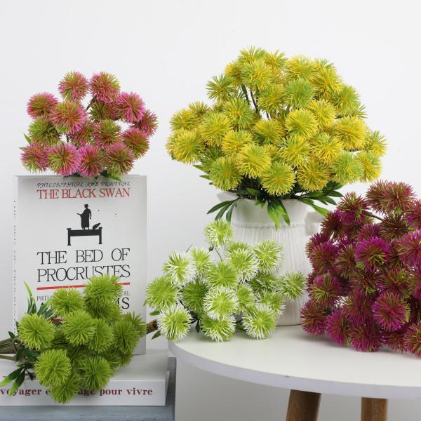 Artificial Dandelion Flower Bouquet 10x27cm Size Ideal for Floral Arrangements