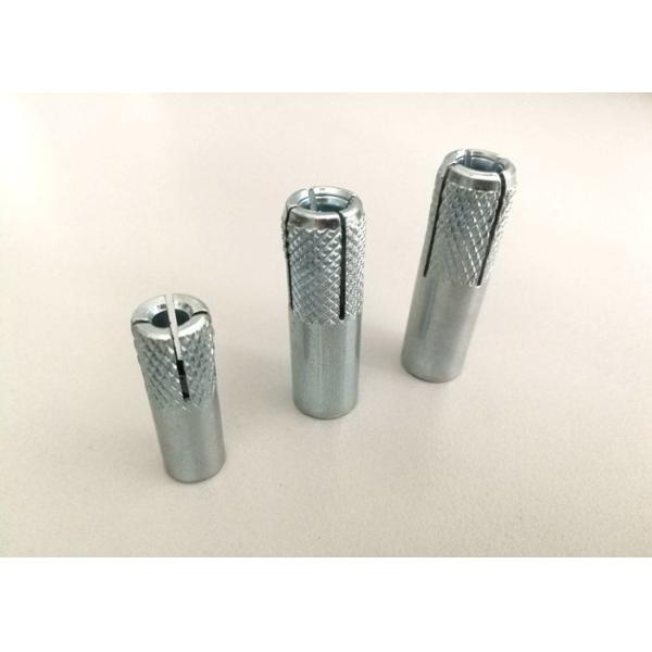4.8 Grade Zinc Plated Drop In Anchor In Concrete , M8 M12 Drop In Expansion Anchor