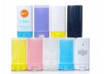 Mini 15G White Oval Deodorant Stick Container Flat Empty Deodorant Bottles