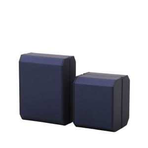 Wholesale Contact Us for Custom LED Lighting Plastic Jewelry Box Blue LED Ring Box Velvet Lining from china suppliers