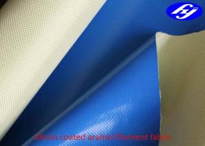 Wholesale Plain Para Aramid Fabric One Side Coated With 100GSM Liquid Silicone from china suppliers