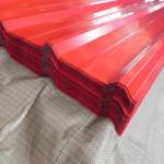Z30-Z40 Coating Galvanised Red PPGI Corrugated Roofing Stainless Steel Sheets