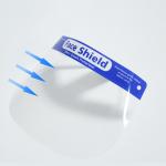 Transparent Chemical Splash Face Shield Droplets Prevention 330×220mm Size