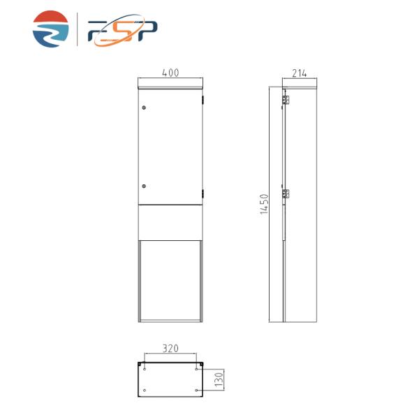 Cold Rolled Steel Sheet IP65 Outdoor Telecom Cabinet for Density Fiber Optical Distribution ODF