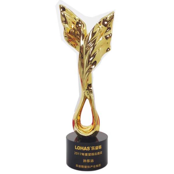 Wing Honor Height 11 Inch Resin Trophy Cup Simple Modern Design