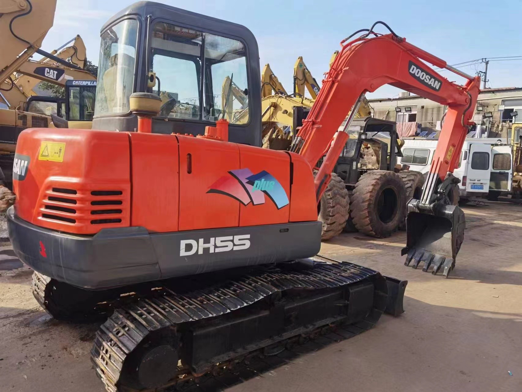 5t Used Mini Digger Doosan DH55 DH60 Crawler Excavator