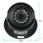 CMOS Lens Digital Vehicle CCTV Camera System 180 Degree View HD Weatherproof