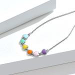 0.14oz 8.3in Sterling Silver Slider Bracelets 5A CZ Silver Ball Slider Bracelet