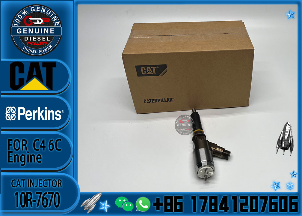 Excavator Injector 10R-7670 3101852 310-1852 2645A745 for C4 C6 Diesel Engine Parts Nozzle Assembly