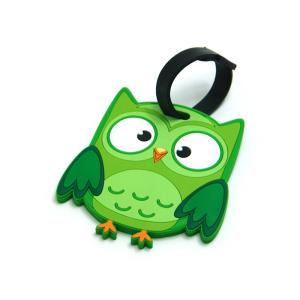 Wholesale Custom Silicone Luggage Tag With Name ID Card Perfect to Quickly Spot Luggage Suitcase During Travel from china suppliers