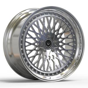 Wholesale 2 PC Polished Wheels For Golf 6 R Forged Brushed Gun Metal 20inch 20x9.5 Alloy Car Rims from china suppliers