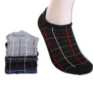 Wholesale Wholesale gentle crew checked design summer leisure breathable no show socks for men from china suppliers