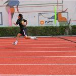High-Traction Rubberized Athletic Track Surface By Professional Competition