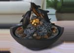 9 Inch Three Dolphins Indoor Waterfall Fountain