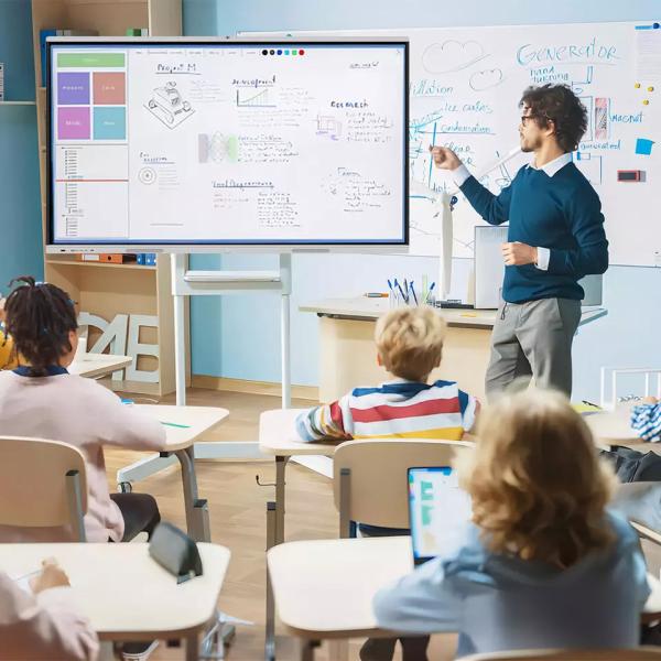 98 Inch 4K Interactive Classrooms Smart Interact Board