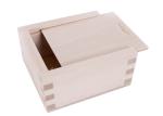 Customized Engrave Logo Small Wooden Box With Sliding Lid Empty Gift Storage