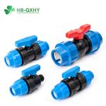 16mm-110mm Plastic PP Compression Ball Valve for Water Supply Pipe Fittings