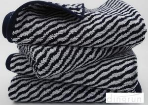 Wholesale Promotional Thickening 580gsm Custom Printed Beach Towels Classic Stripe Design from china suppliers
