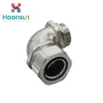 M25 Male Threaded Metal Hose Fittings IP66 Split Type 90 Degree