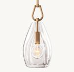 Bronze Cylinder Suspended Pendant Light Contemporary LED Botanist Flute Pendant