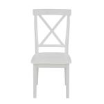 White Tomile 4 Persons Dining Room Table And Chair Set Of 5 Pieces