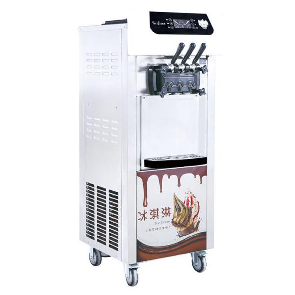 3 Flavors Automatic Soft Serve Ice Cream Machine Commercial Icecream Maker for