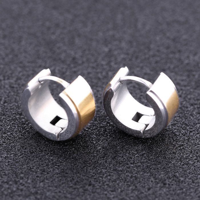 High Quality Wholesale gold Earrings Designs Stainless Steel Clip On Earrings