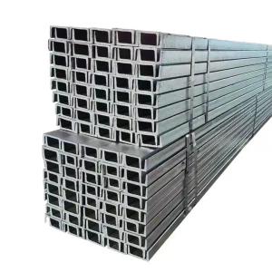 Wholesale Hot Rolled Zinc Coated Channel Bar U Beam Purlin Galvanized U Shape Steel Channel from china suppliers