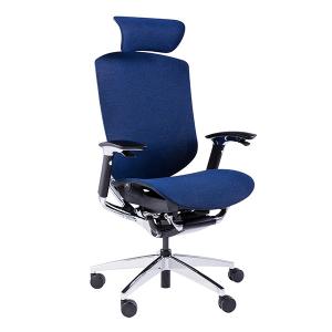 Wholesale Blue Mesh Smile Face Stable Base Class 4 Gas Lift Ergonomic Executive Chair from china suppliers