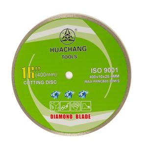 Wholesale Cold Press 16inch '400×2.6/3.4×10×25.4mm Continuous Rim Diamond Blade For For General Purpose ,Ceramic from china suppliers