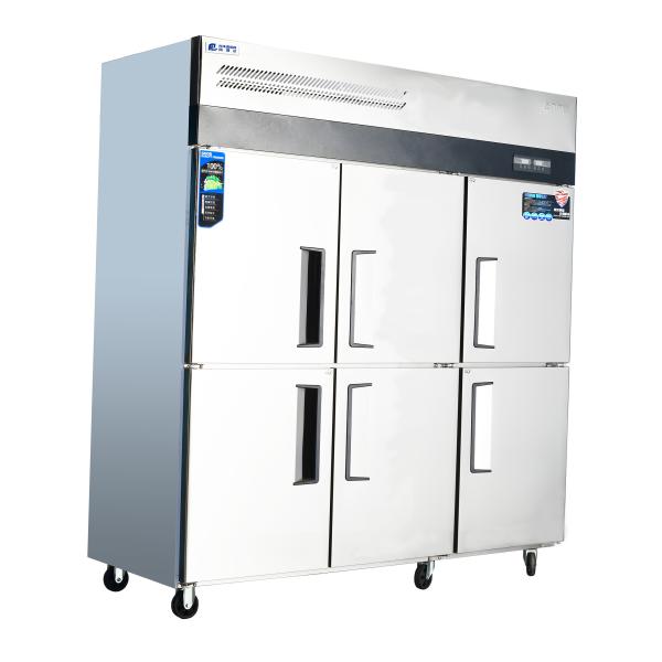 110V/60HZ 4 Doors Heavy Duty Refrigerated Cabinets Upright Refrigerator Fridge Freezer
