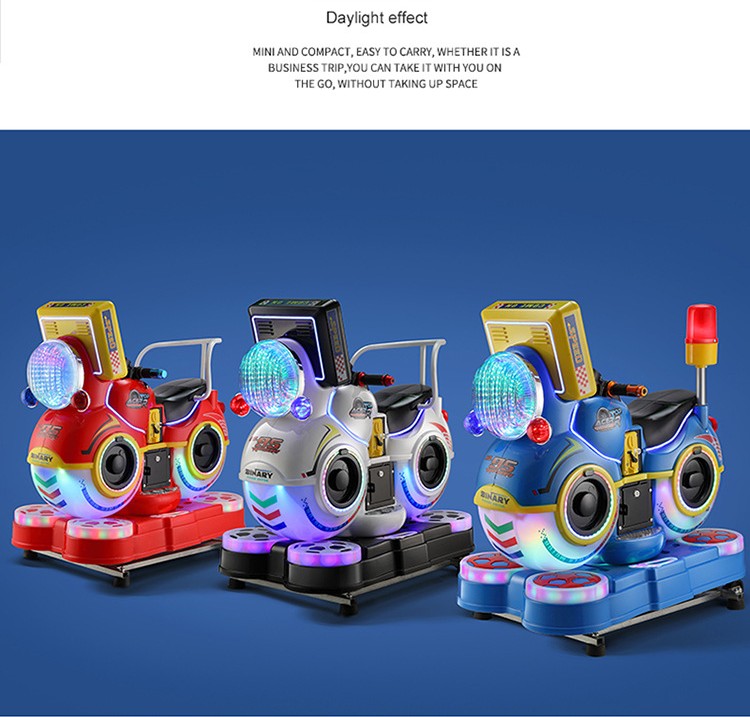 Metal Acrylic Plastic Material Indoor Redemption Electric Kids Car Racing Game Machin