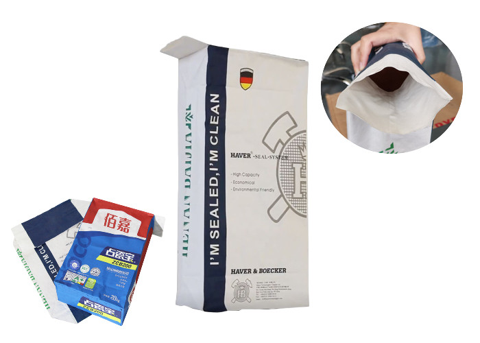 Kraft Paper Wheat Flour Packaging Bag 10Kg 25kg 50kg Multiwall Moisture Protection Food Grade