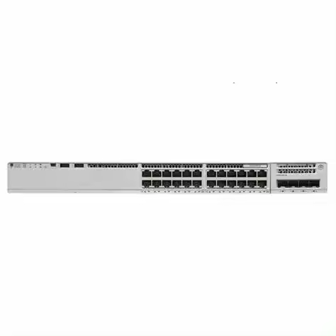 AC 100-240 V 50 60 Hz C9300L-24T-4X-A Network Switch with 24 Ports and 4X10G Uplinks