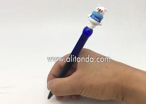Wholesale Press the ballpoint pen Customized cheap plastic logo stylus pen from china suppliers