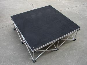 Wholesale Drum Riser Bundle 1 X 1 Stage Aluminum Alloy Modular Stage Table Black / Red Plywood from china suppliers