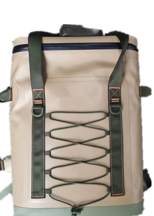 Khaki Insulated Thermal Cooler Bag Large Eco Friendly Waterproof