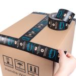 Custom Logo Brown Packaging Water Activated Gummed Thread Reinforced Wet Kraft