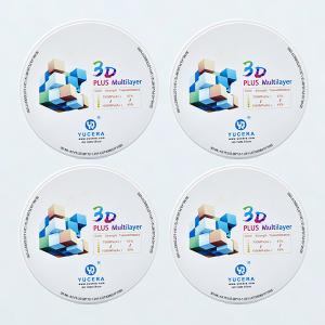 Wholesale 43% 49% translucent 3D Multilayer Dental Zirconia Discs from china suppliers