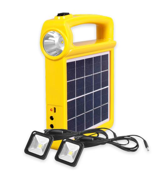 Portable Generator Energy Mobile Charging Solar Power Kit with 2400mAh Power Bank