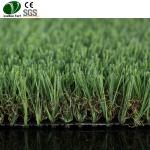 Outdoor Garden Synthetic Turf / 35mm Artificial Grass Backyard V Shape