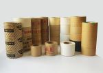 Brown Color Kraft Gummed Paper Tape , Self Adhesive Kraft Paper Strong Adhesion