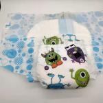 OEM/ODM Adult Printed Diaper with Fluff Pulp and Non-woven Clothlike Film