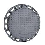 EN124 D400 Ductile Iron Manhole Cover / Sand Casting Round Manhole Covers