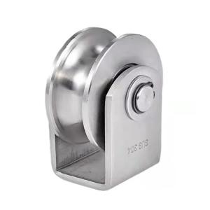 Wholesale 2&quot; 3&quot; 4&quot; Y U V Groove Steel / Stainless Steel Sliding Gate Wheels from china suppliers