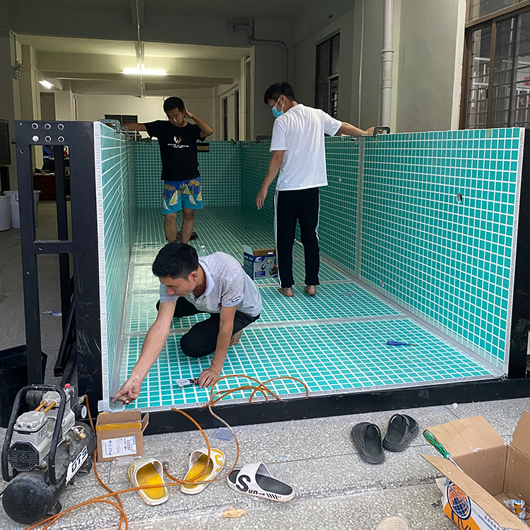 Easy to Install Prefab Swimming Pool 30 Years Non-Yellowing Luxury Flat Pack Backyard
